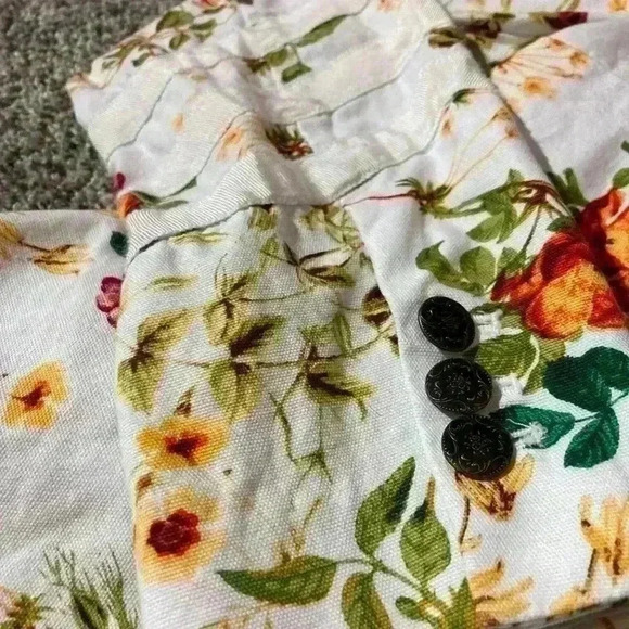 Colleen Atwood Alice Through the Looking Glass in Wonderland Floral Jacket M - Picture 5 of 14